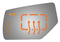 SIDE VIEW MIRROR HEATED W SIGNAL BLIND SPOT